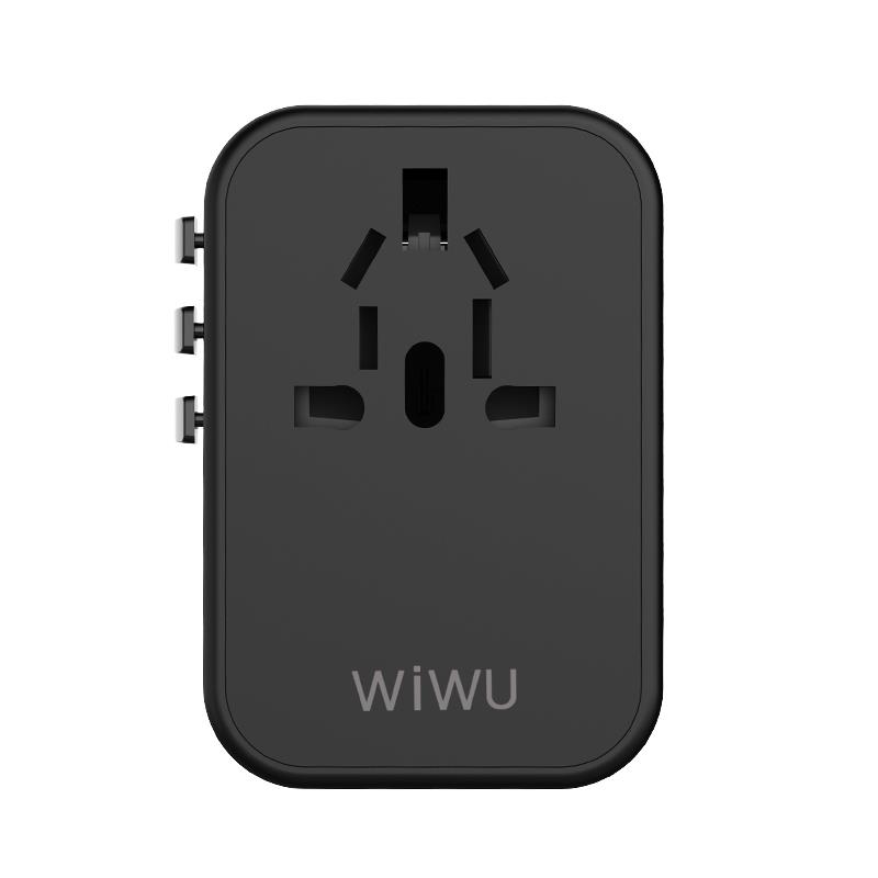 Wiwu UA-303 Çoklu Universal TR/US/UK/AUS/EU Uyumlu Şarj Adaptörü 18W
