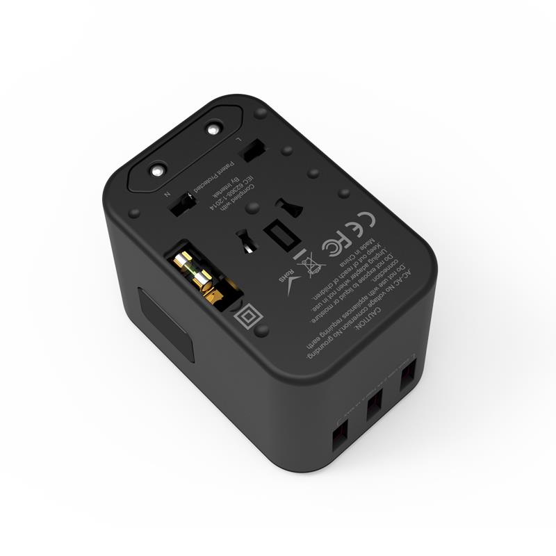 Wiwu UA-303 Çoklu Universal TR/US/UK/AUS/EU Uyumlu Şarj Adaptörü 18W