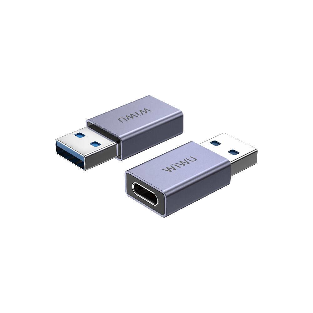 Wiwu Wi-C031 Concise Serisi 3in1 Type-C to USB-A/Type-C/Lightning Adaptör Paketi