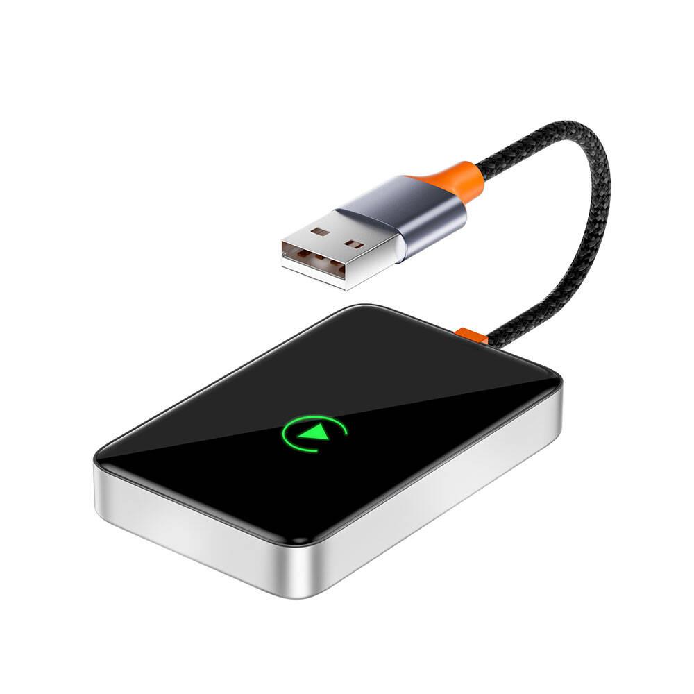 Wiwu Wi-CP001 Car Play Dijital LED Göstergeli Kablosuz Ses Alıcı USB Girişli Bluetooth Adaptör