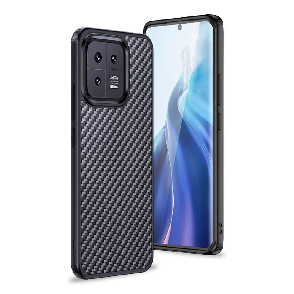 Xiaomi Mi 13 Pro Kılıf Aramid Karbon Fiber Magsafe Özellikli Wlons Radison Kapak