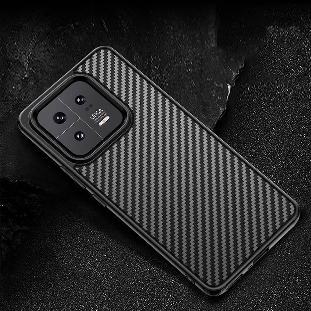 Xiaomi Mi 13 Pro Kılıf Aramid Karbon Fiber Magsafe Özellikli Wlons Radison Kapak