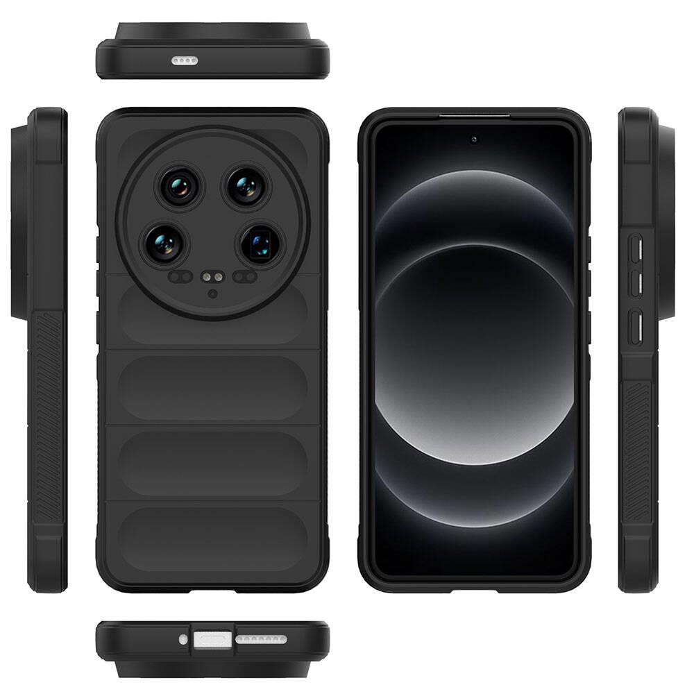 Xiaomi Mi 14 Ultra Kılıf Esnek TPU Oyuklu Arka Yüzey Tasarımlı Zore Etnik Silikon Kapak