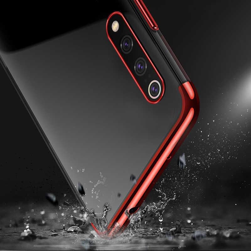 Xiaomi Mi 9 Kılıf Zore Dört Köşeli Lazer Silikon Kapak