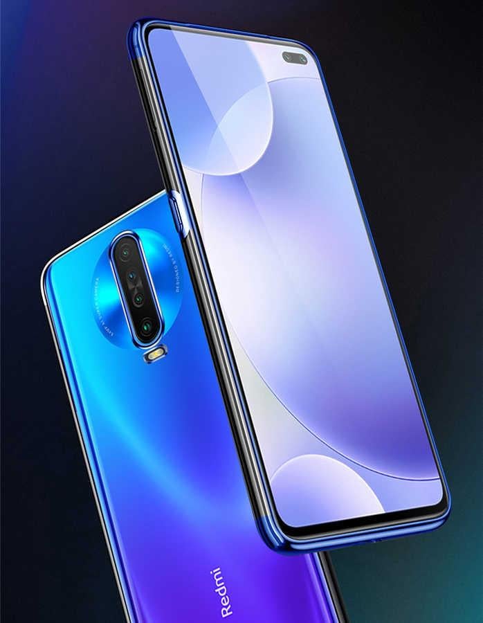 Xiaomi Poco X2 Kılıf Zore Dört Köşeli Lazer Silikon Kapak