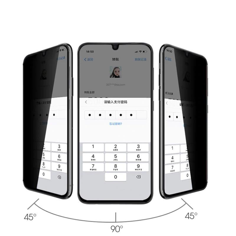Xiaomi Redmi 12C Hayalet Ekran Koruyucu Davin Privacy Seramik Ekran Filmi