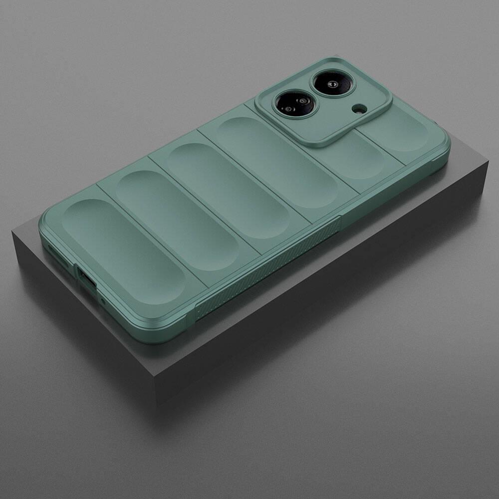 Xiaomi Redmi 13C Kılıf Esnek TPU Oyuklu Arka Yüzey Tasarımlı Zore Etnik Silikon Kapak