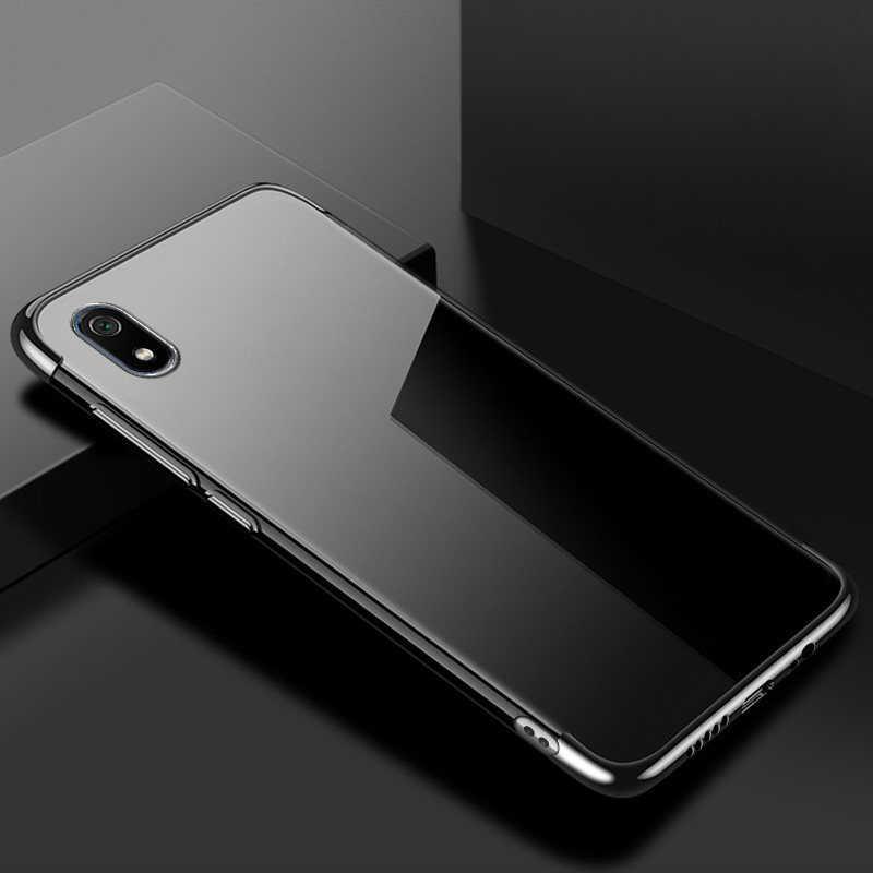 Xiaomi Redmi 7A Kılıf Zore Dört Köşeli Lazer Silikon Kapak