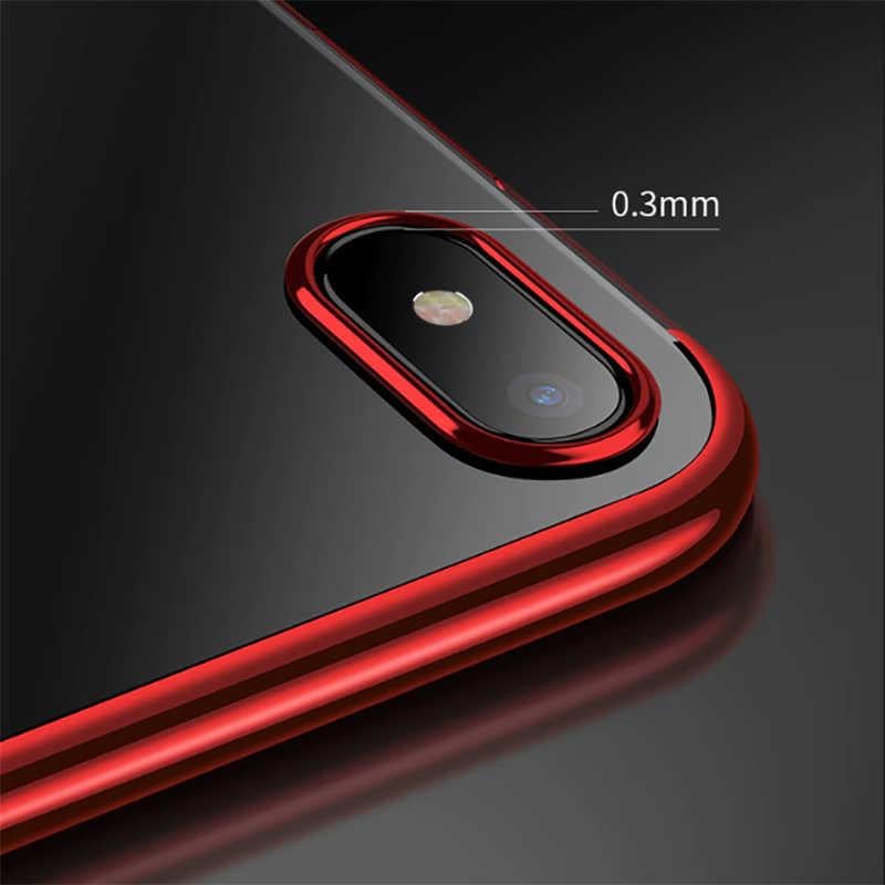 Xiaomi Redmi 7A Kılıf Zore Dört Köşeli Lazer Silikon Kapak