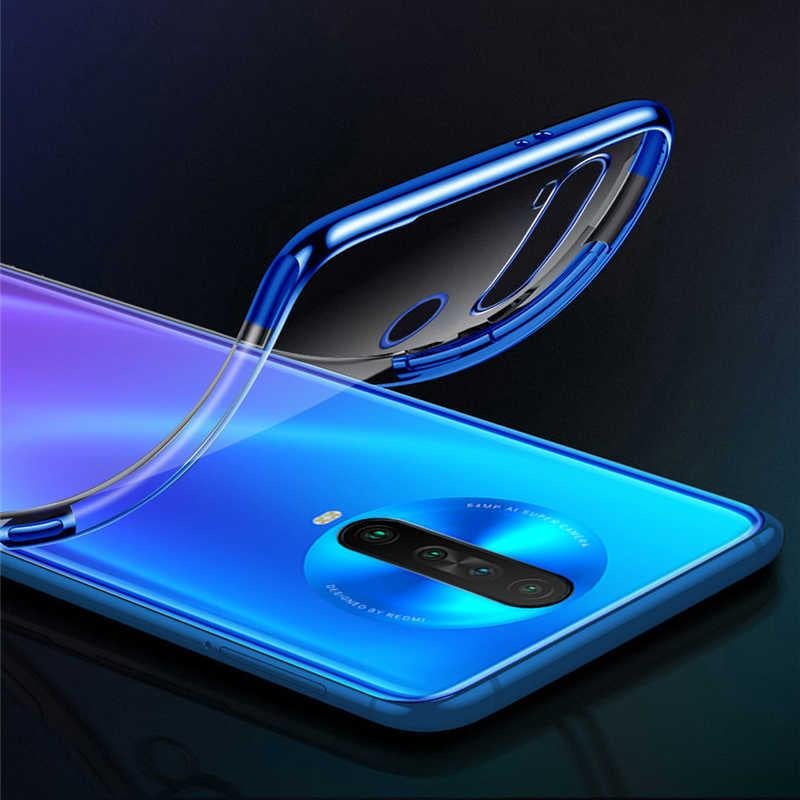 Xiaomi Redmi K30 Kılıf Zore Dört Köşeli Lazer Silikon Kapak