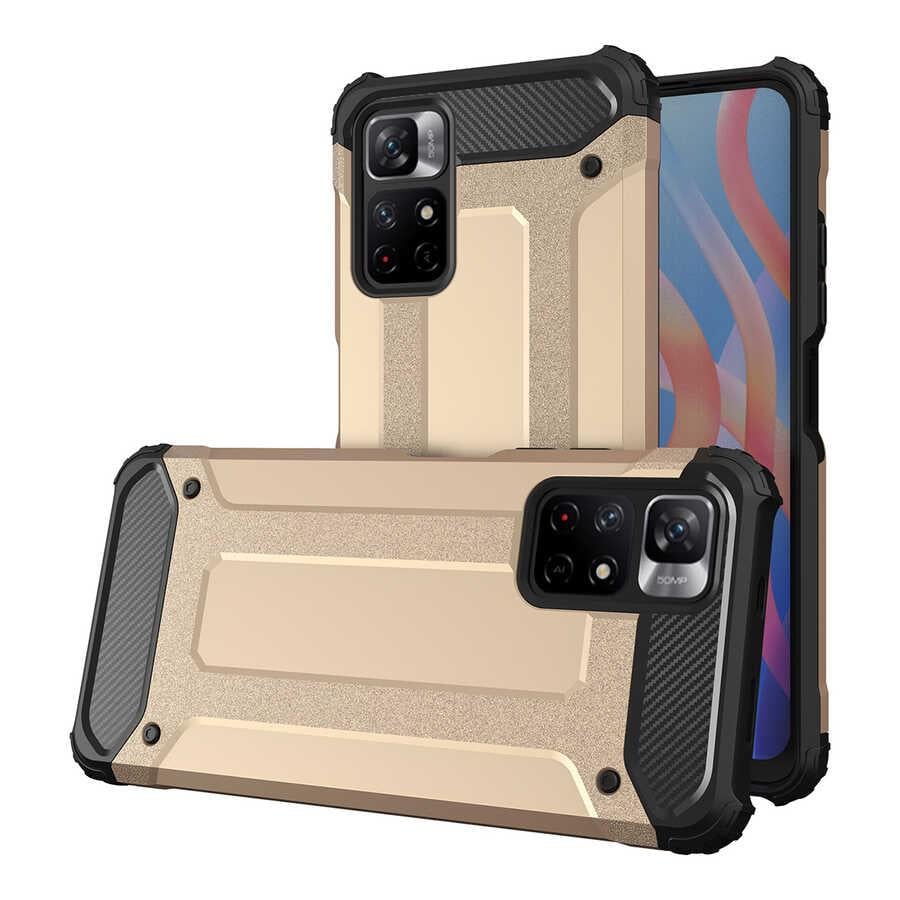 Xiaomi Redmi Note 11S Global Kılıf Zore Kar Deluxe Kapaklı Kılıf