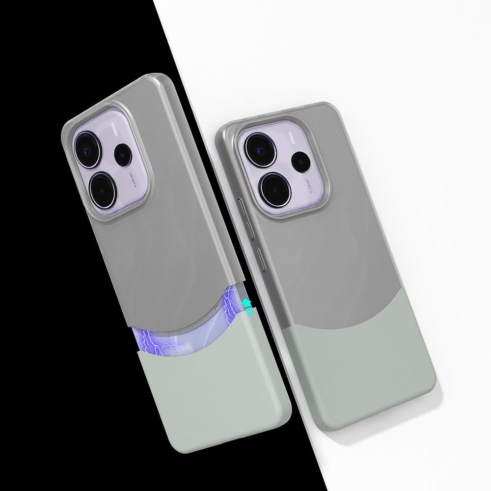 Xiaomi Redmi Note 14 5G Kılıf Mıknatıslı Zore Duble Kapak