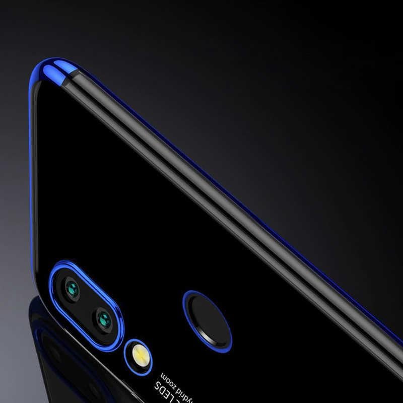 Xiaomi Redmi Note 7 Kılıf Zore Dört Köşeli Lazer Silikon Kapak
