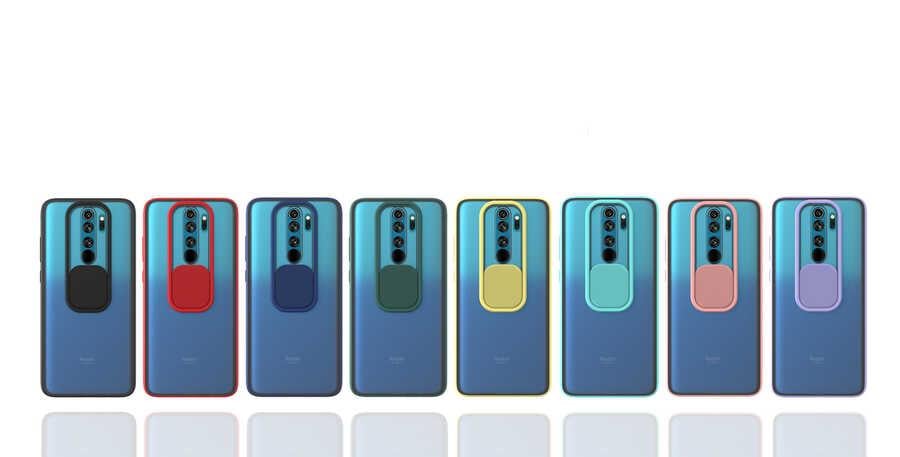 Xiaomi Redmi Note 8 Pro Kılıf Zore Lensi Kapak