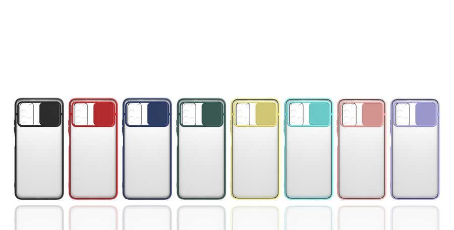 Xiaomi Redmi Note 9 4G Kılıf Zore Lensi Kapak