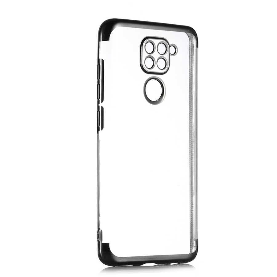 Xiaomi Redmi Note 9 Kılıf Zore Dört Köşeli Lazer Silikon Kapak