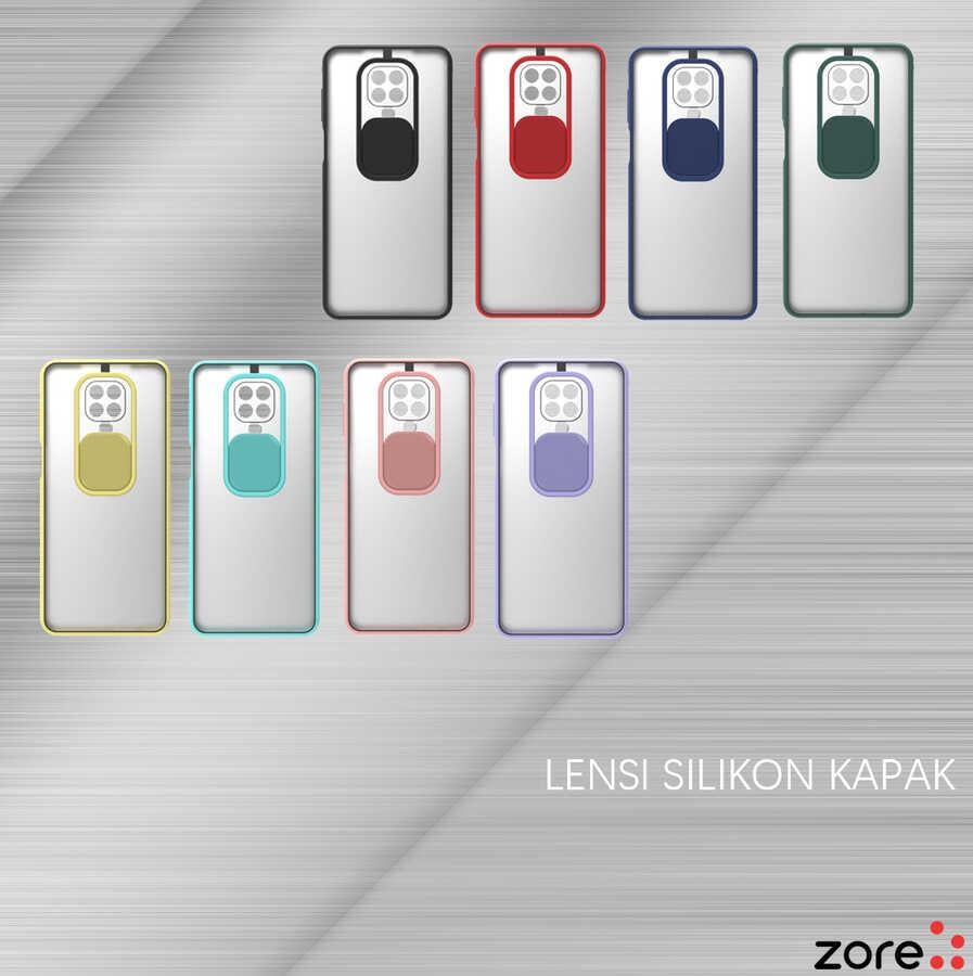 Xiaomi Redmi Note 9S Kılıf Zore Lensi Kapak