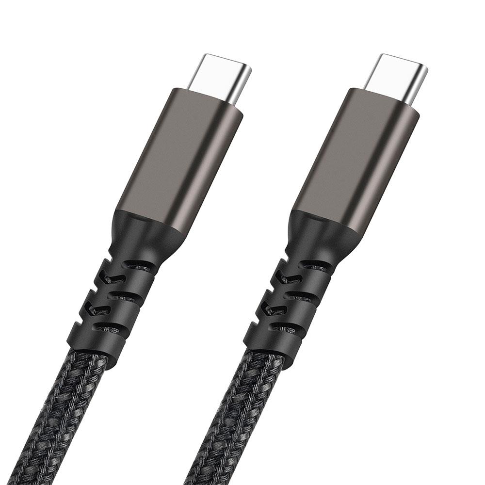Zore 2.Jenerasyon Type-C to Type-C USB3.2 PD Data Kablosu 100W 20Gbps 4K@60Hz 1 Metre