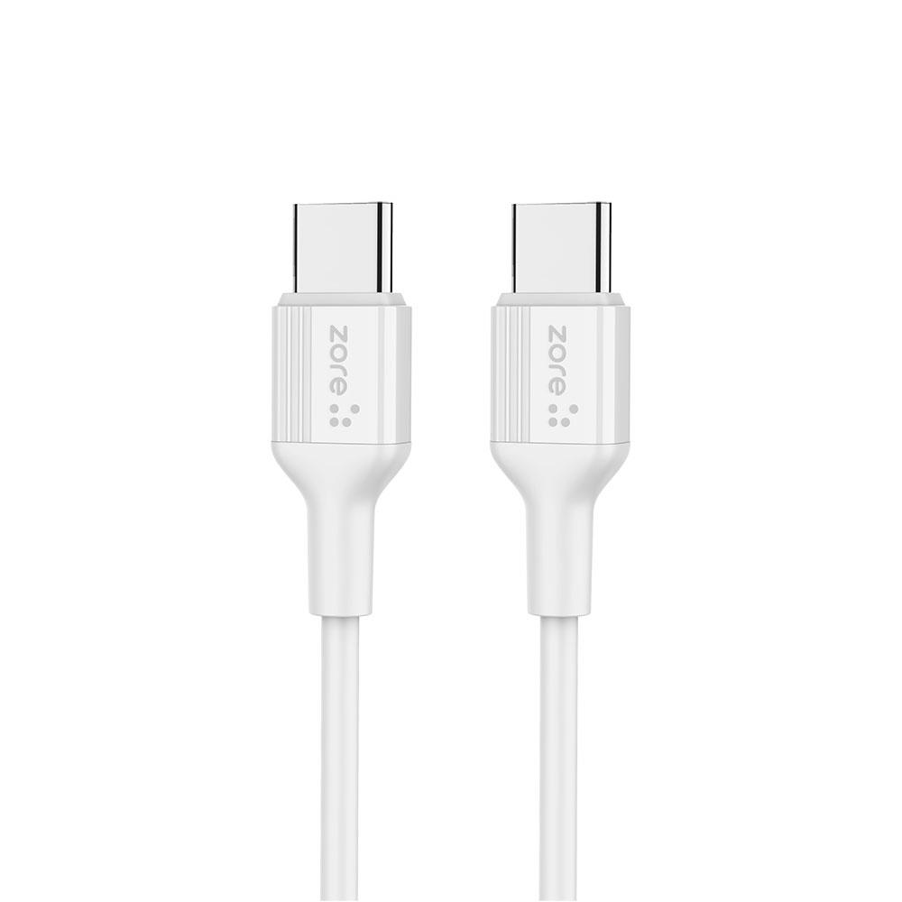 Zore Play Serisi PL3 Type-C to Type-C 2in1 PD Seyahat Şarj Aleti 20W