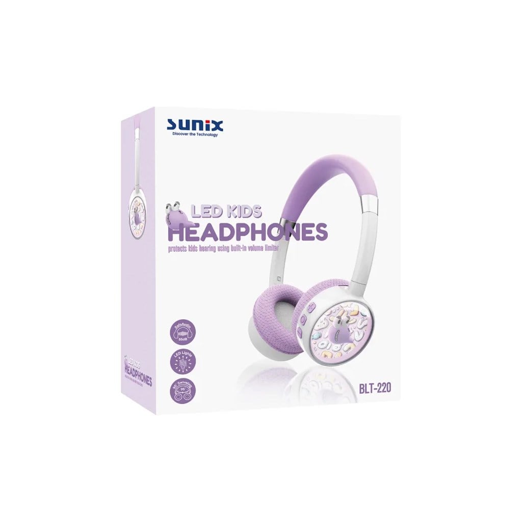 Sunix BLT-220 LED Kids Bluetooth Çocuk Kulaklığı