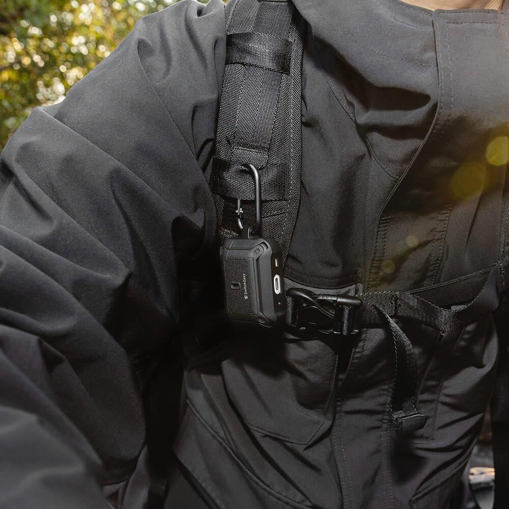 Apple Airpods Pro 2 Kılıf Askılı Sağlam Tasarımlı Lisanslı Switcheasy Guardian Kapak