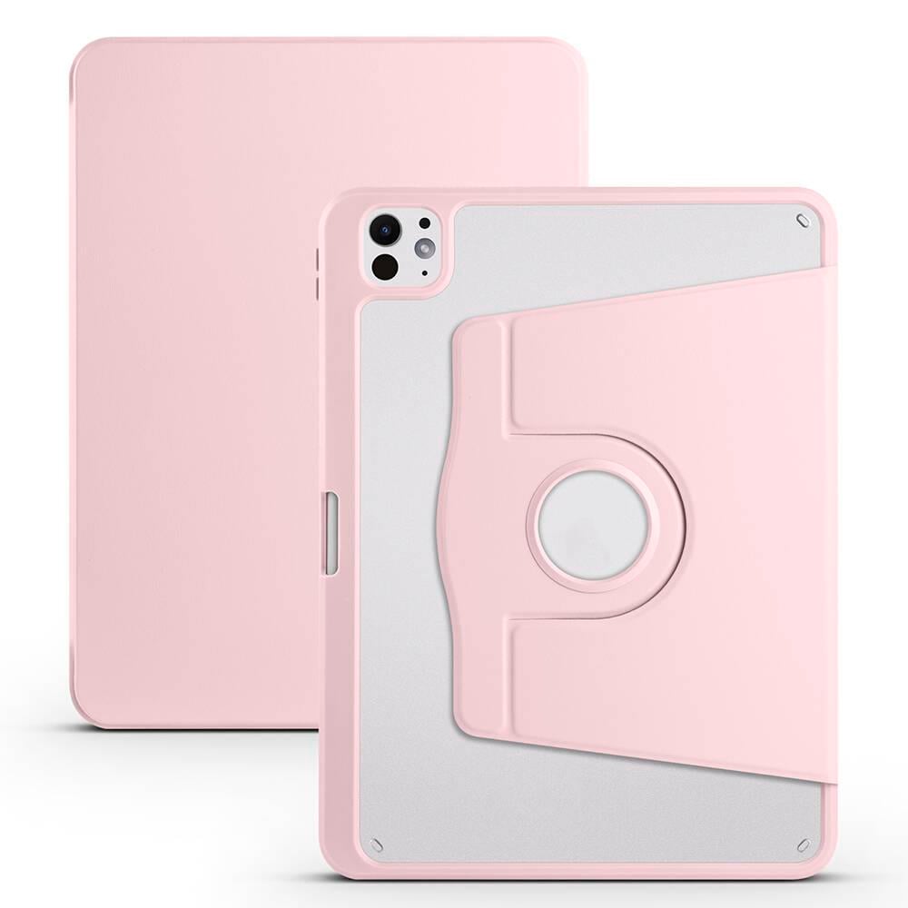 Apple iPad Pro 11 2024 Kılıf Zore Termik Kalem Bölmeli Dönebilen Standlı Kılıf