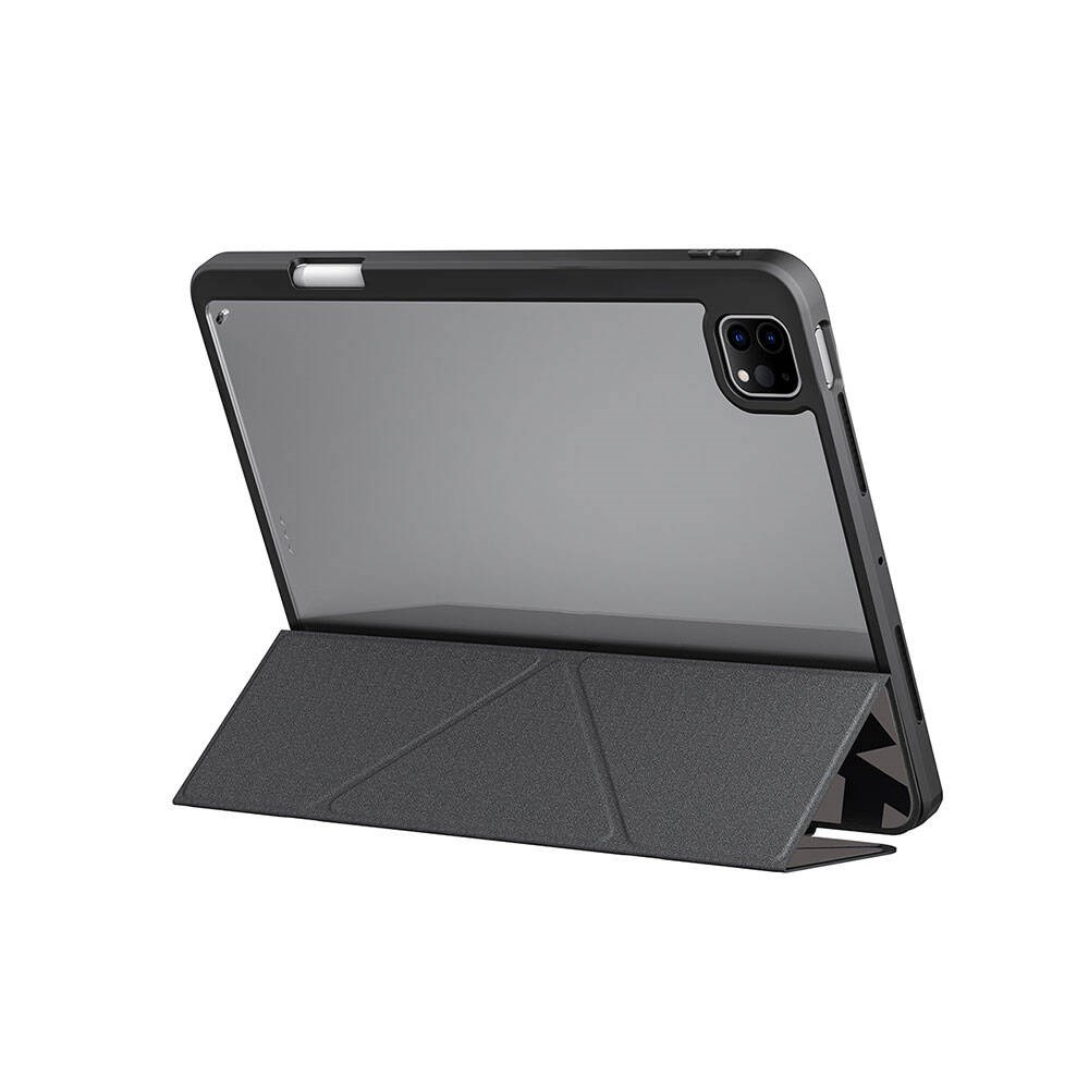Apple iPad Pro 11 2025 M5 Kılıf SkinArma Holografik Tasarımlı Arkası Şeffaf Çıkarılabilir Magnetik Kira Kobai Kılıf