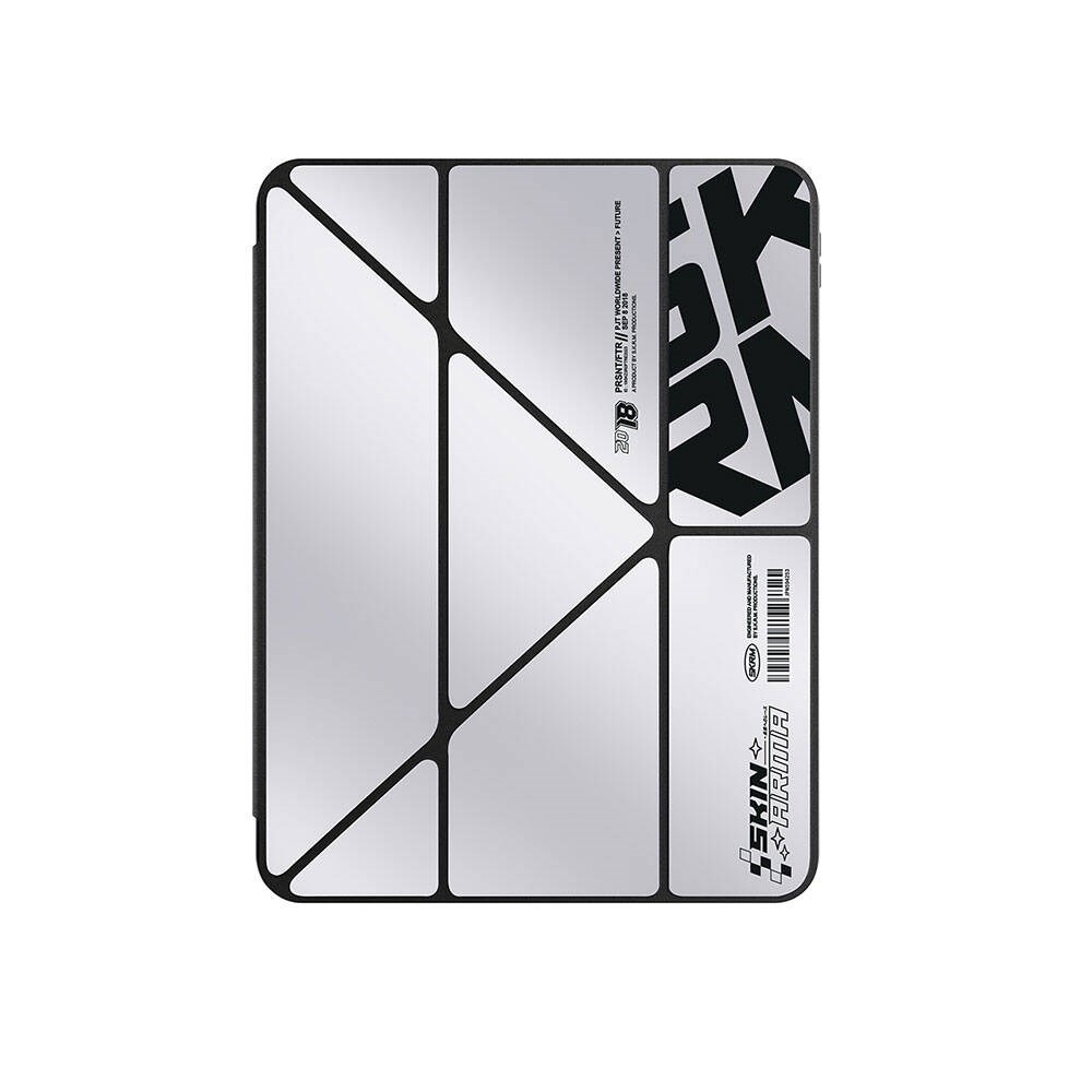 Apple iPad Pro 11 2025 M5 Kılıf SkinArma Holografik Tasarımlı Arkası Şeffaf Çıkarılabilir Magnetik Kira Kobai Kılıf