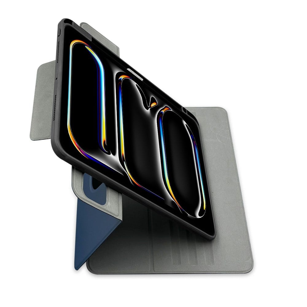 Apple iPad Pro 11 2025 M5 Raptic Spin Detachable Folio PU Ayrılabilir Kalem Bölmeli Standlı Kılıf