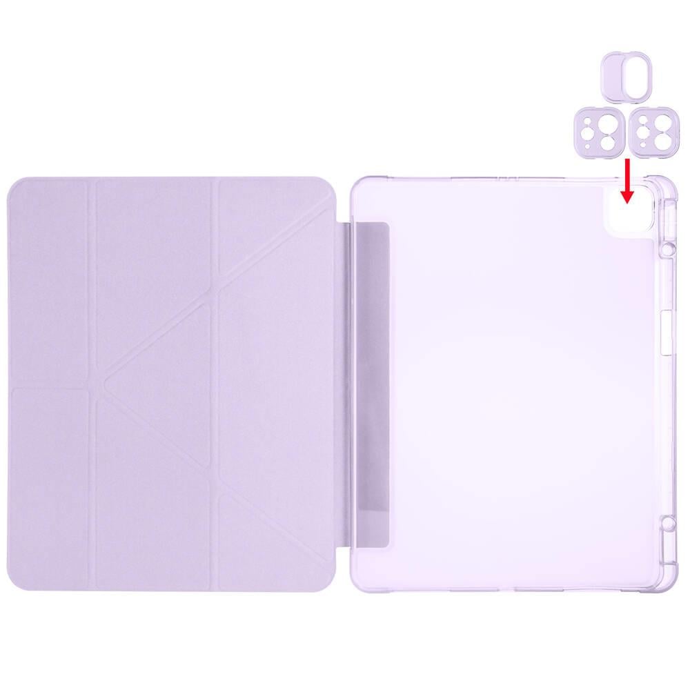 Apple iPad Pro 13 2025 M5 Kılıf Zore Tri Folding Kalem Bölmeli Standlı Kılıf