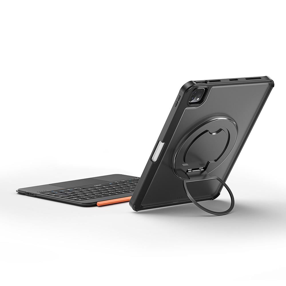 Apple iPad Pro 13 2025 M5 Wiwu MK-007 Combo Pro Kalem Bölmeli Klavyeli Standlı Kılıf