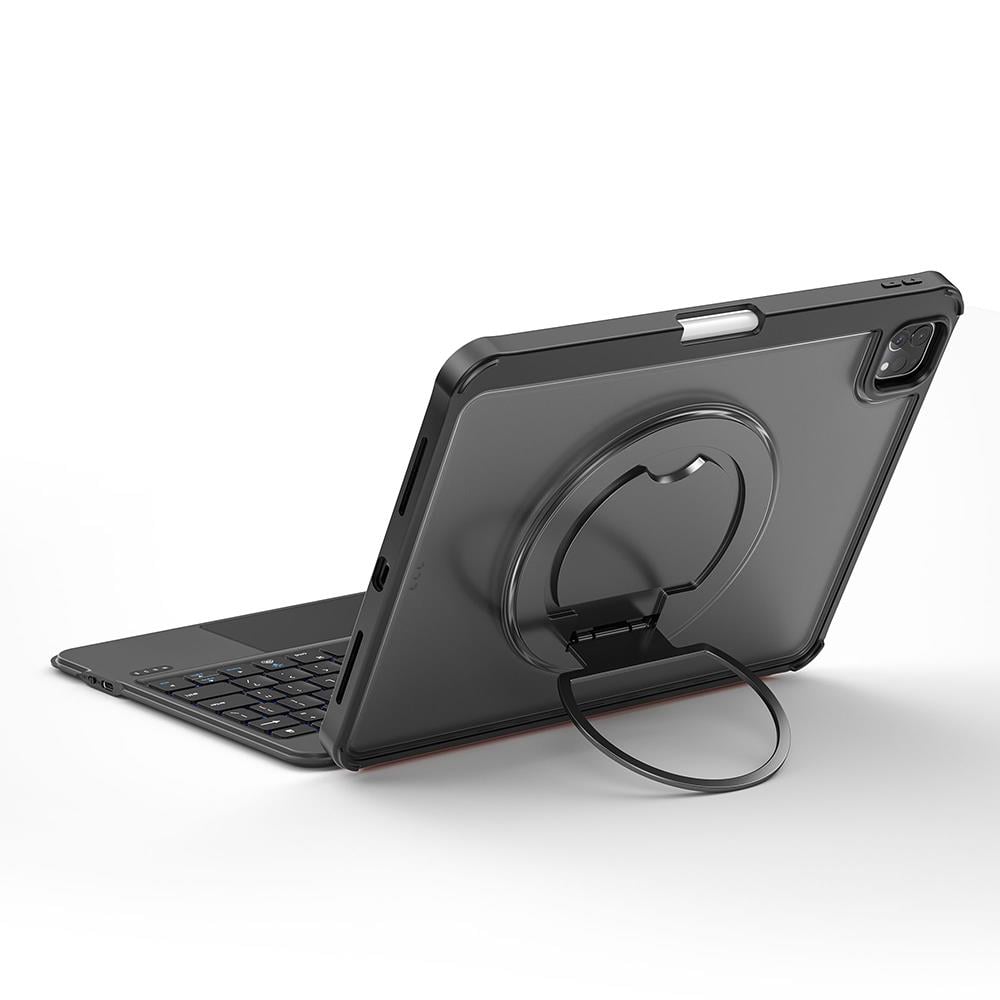 Apple iPad Pro 13 2025 M5 Wiwu MK-007 Combo Pro Kalem Bölmeli Klavyeli Standlı Kılıf