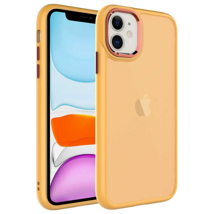 Apple iPhone 11 Kılıf Buzlu Sert PC Zore May Kapak