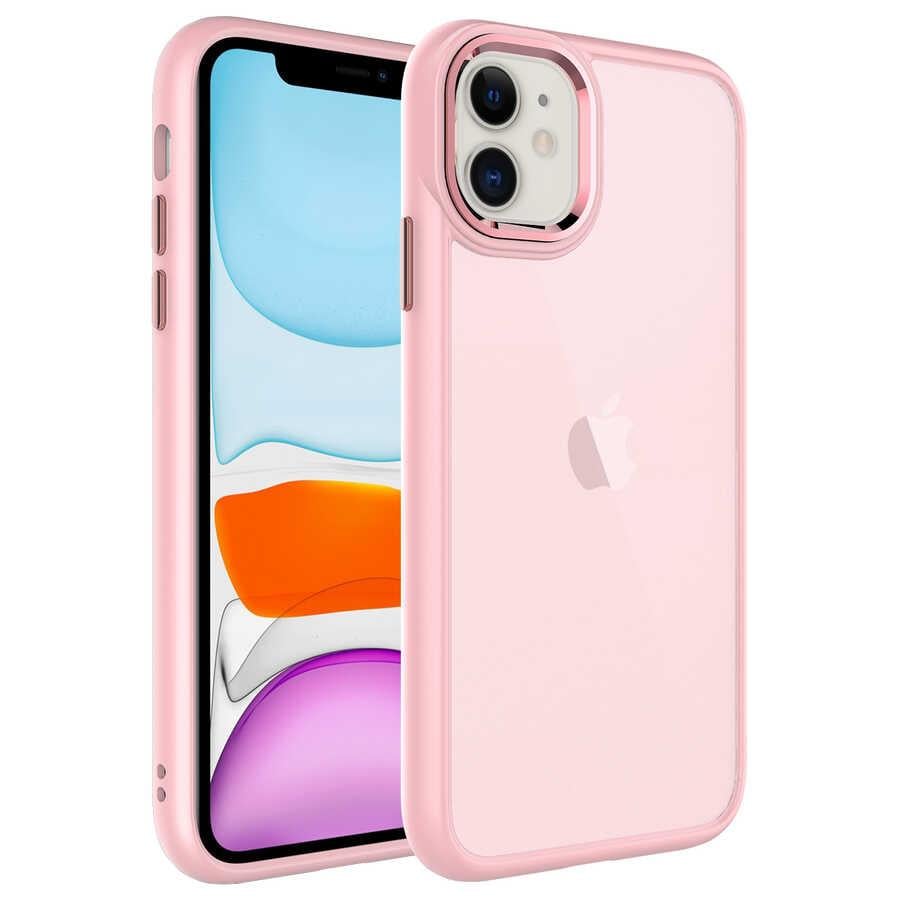 Apple iPhone 11 Kılıf Buzlu Sert PC Zore May Kapak