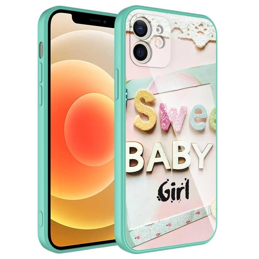 Apple iPhone 11 Kılıf Kamera Korumalı Desenli Sert Silikon Zore Epoksi Kapak