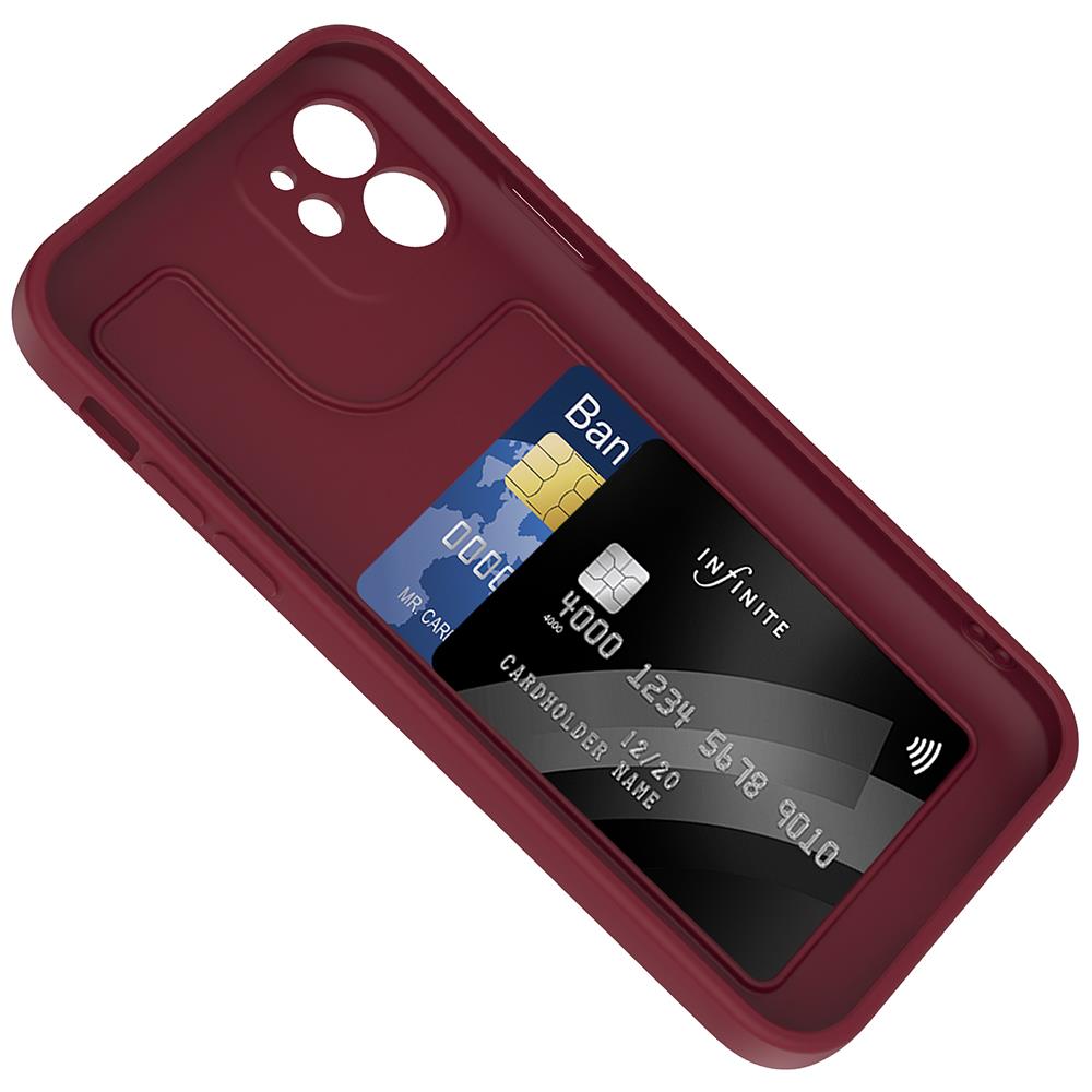 Apple iPhone 11 Kılıf Kamera Korumalı Kartlık Hazneli Zore Vitra Kapak