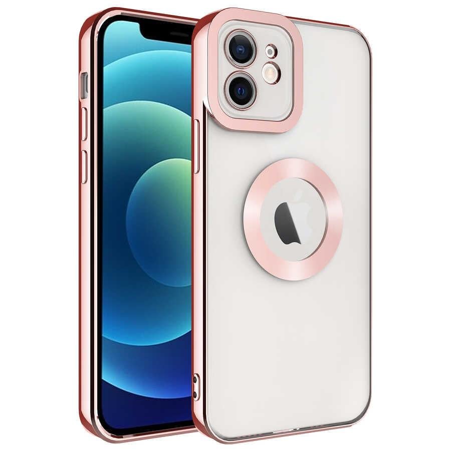 Apple iPhone 11 Kılıf Kamera Korumalı Logo Gösteren Zore Omega Kapak