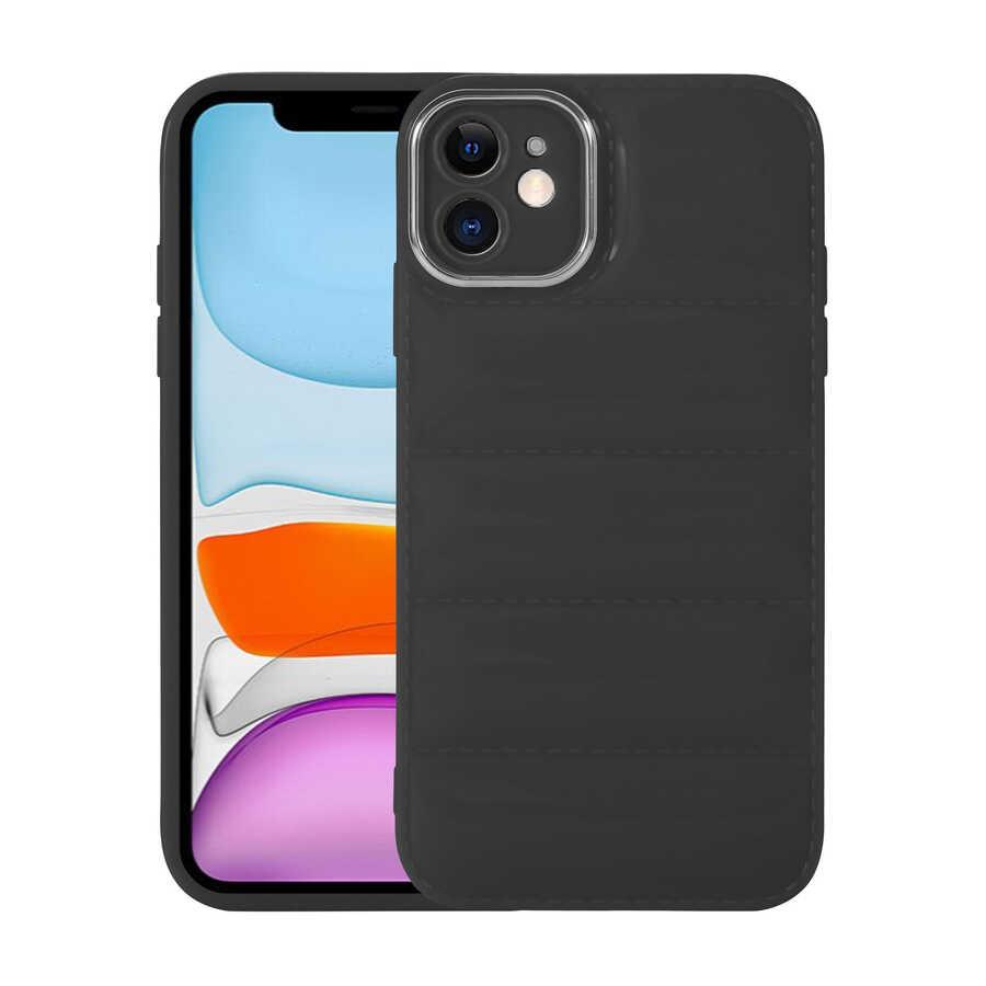 Apple iPhone 11 Kılıf Kamera Korumalı Parlak Airbag'li Zore Galya Kapak