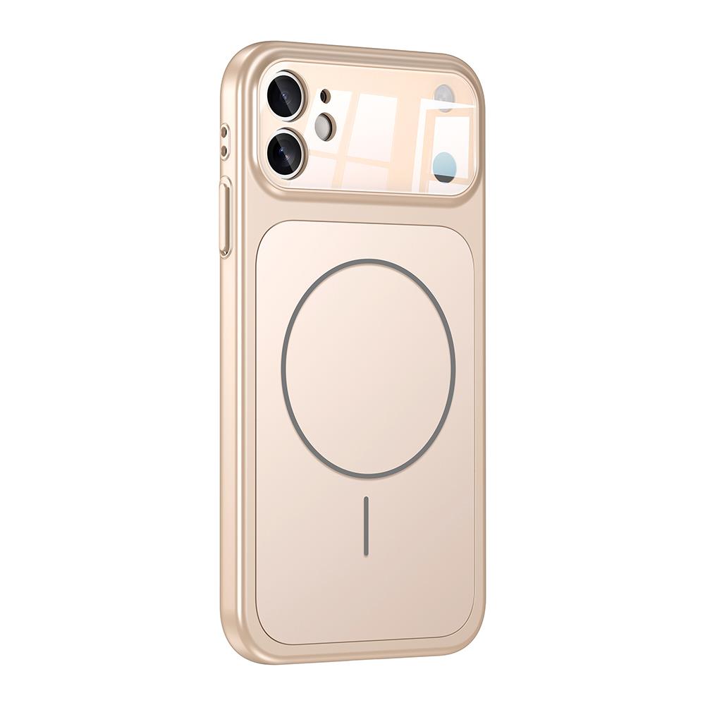 Apple iPhone 11 Kılıf Zore M-Safe Şarj Özellikli Kamera Korumalı Formen Kapak