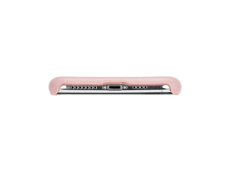 Apple iPhone 11 Pro Max Uyumlu Deri Arka Kapak UJ NU2 Pembe