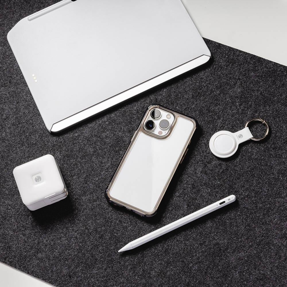 Apple iPhone 13 Kılıf Anti-Mikrobiyal Şok Önleyicili Şeffaf Lisanslı Switcheasy Alos Kapak