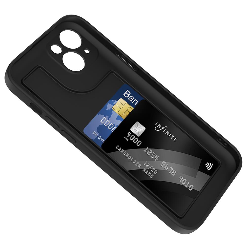 Apple iPhone 13 Kılıf Kamera Korumalı Kartlık Hazneli Zore Vitra Kapak