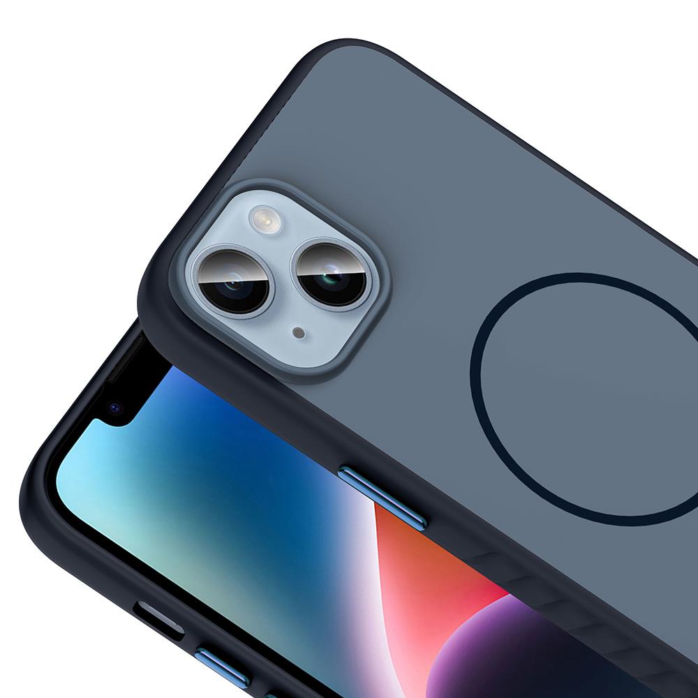 Apple iPhone 13 Kılıf M-safe Şarj Özellikli Zore Tea Kapak