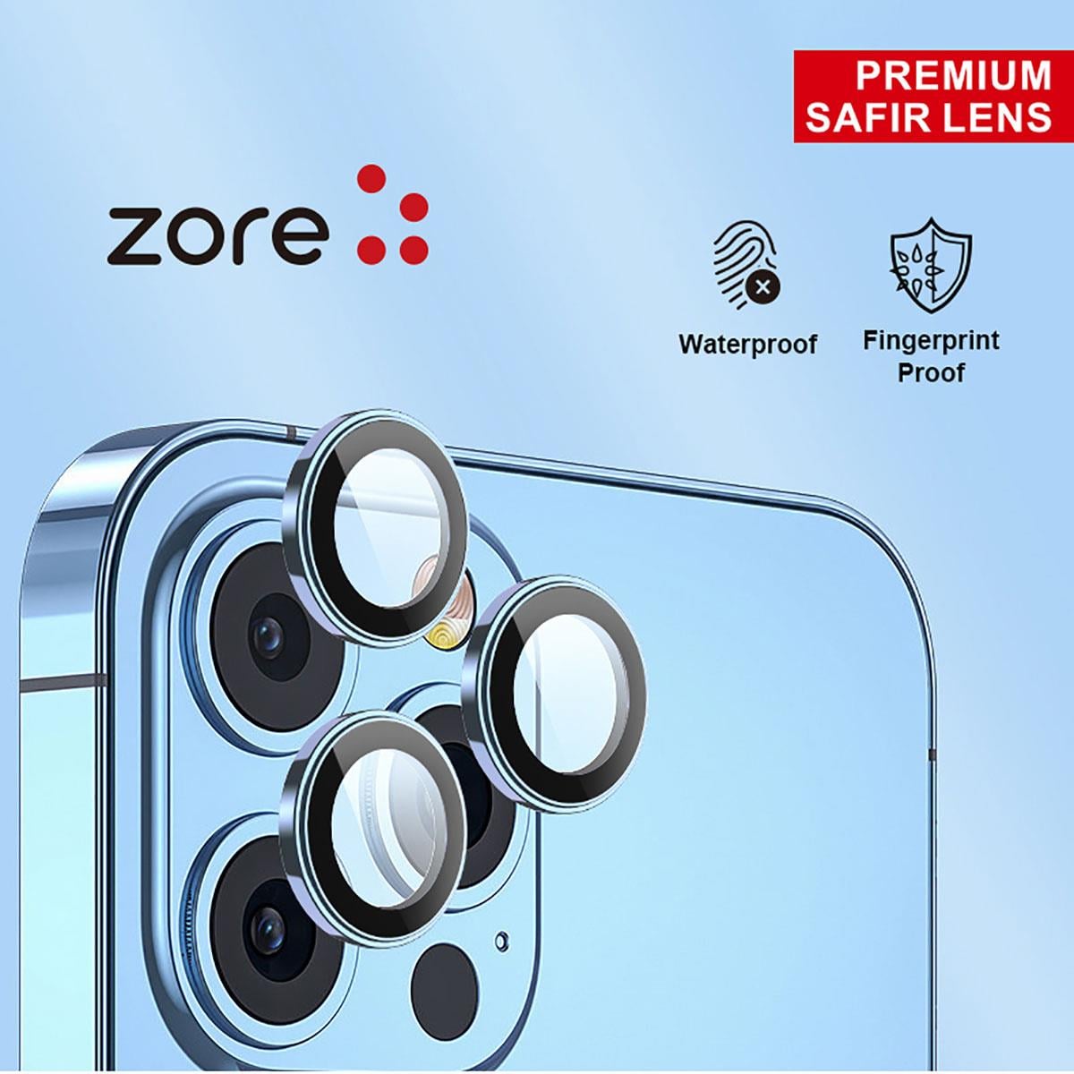 Apple iPhone 13 Mini Zore CL-12 Premium Safir Kamera Lens Koruyucu