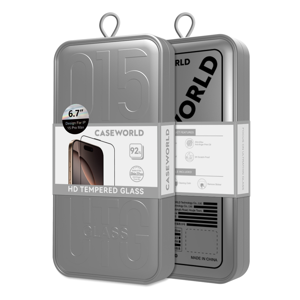 Apple iPhone 13 Pro Max CaseWorld HD Serisi 0.33mm Temperli Cam Ekran Koruyucu
