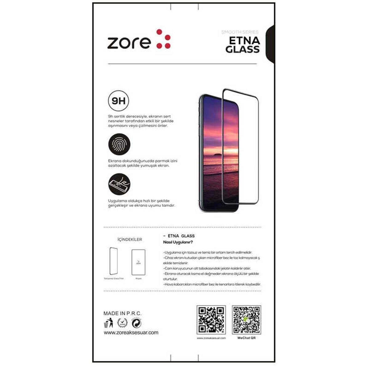 Apple iPhone 13 Pro Zore Etnaa Cam Ekran Koruyucu