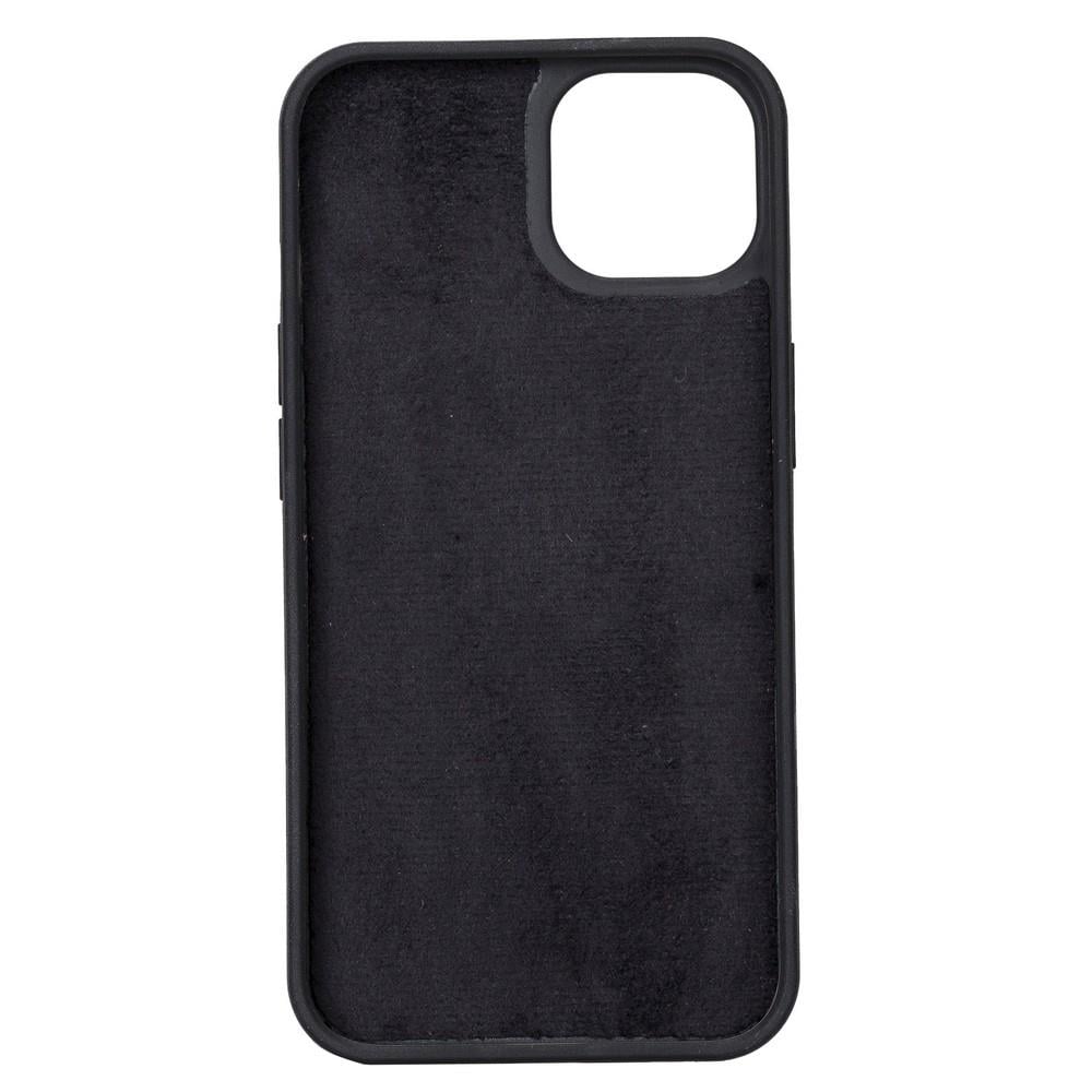 Apple iPhone 13 Uyumlu Deri Cüzdanlı Kılıf Liluri G1 Siyah