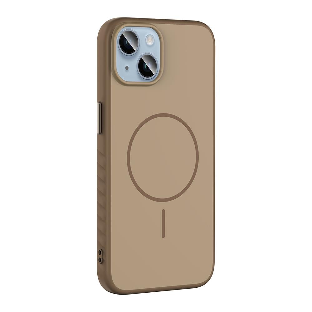 Apple iPhone 14 Kılıf M-safe Şarj Özellikli Zore Tea Kapak