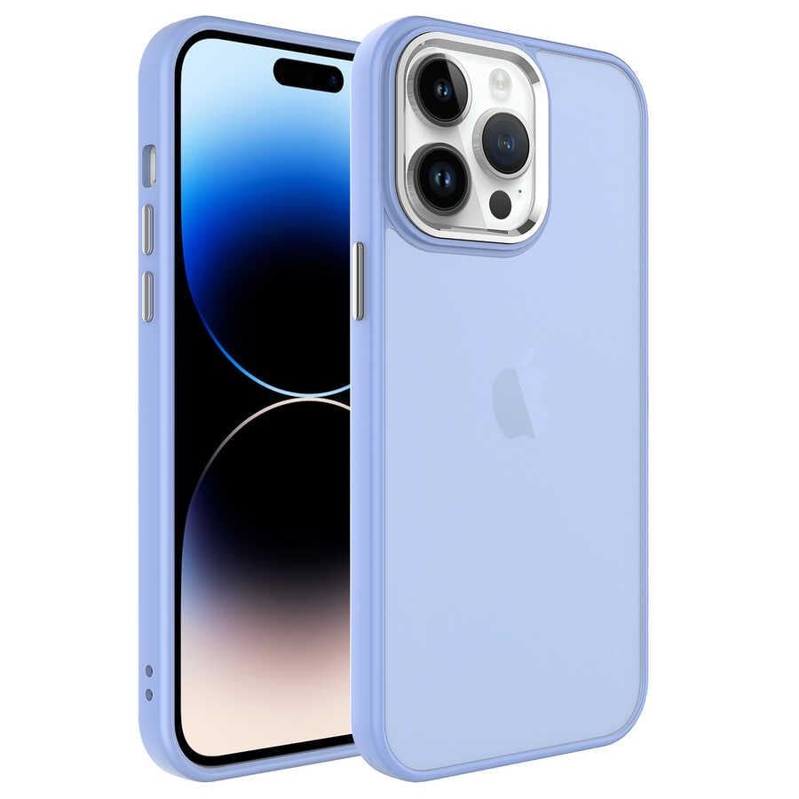 Apple iPhone 14 Pro Max Kılıf Buzlu Sert PC Zore May Kapak