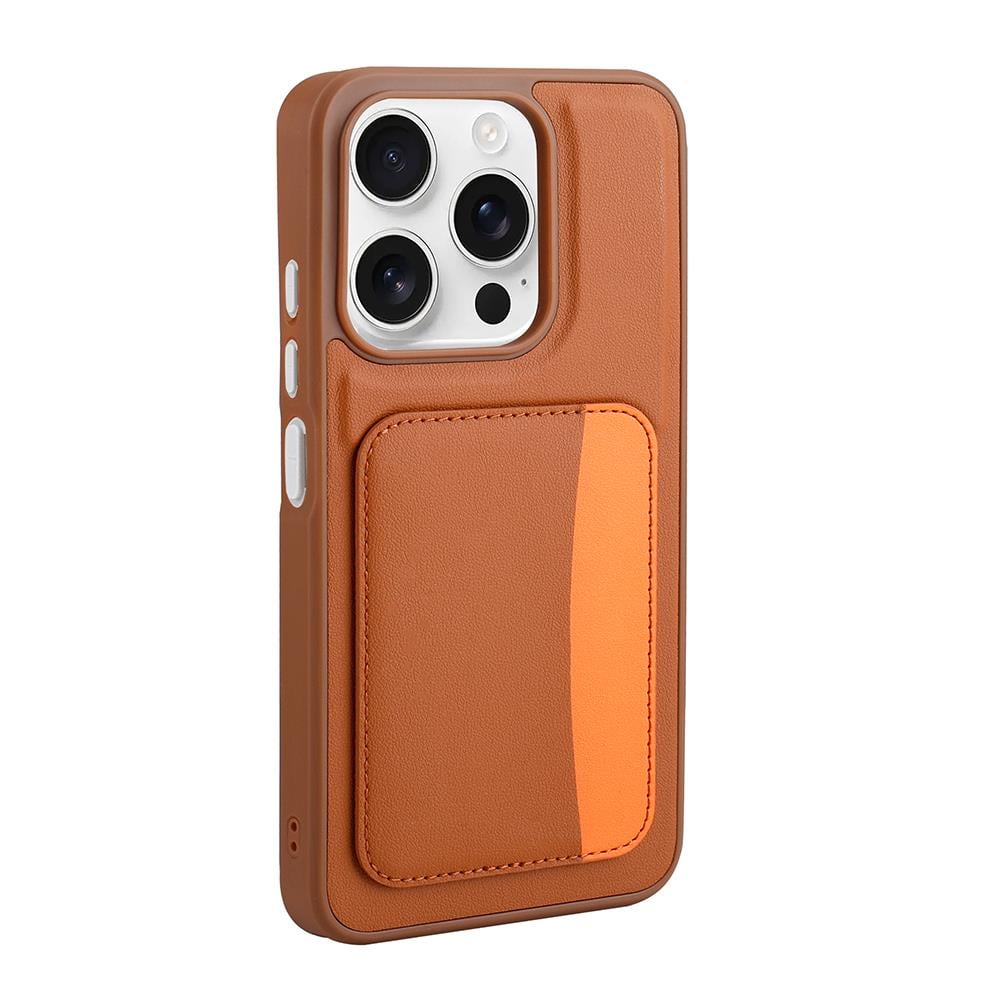 Apple iPhone 15 Kılıf Kartlıklı Zore X-Kart Silikon Kapak